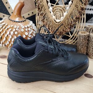 Brooks Men's 12 4E/46 EXTRA WIDE Addiction Walker 2 Walking Shoes Leather Black